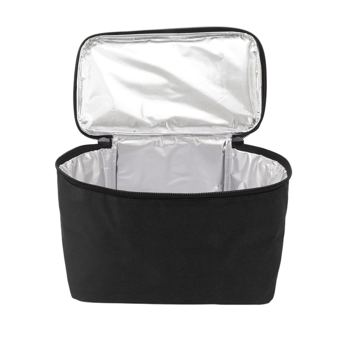Insulated Grocery Bag Reusable Portable Shopping Collapsible Cooler Food Transport Carrier Oxford Cloth 10L Black
