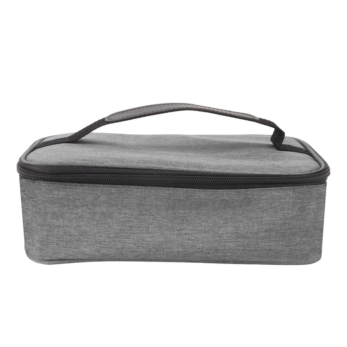 Lunch Bag 3.2L Large Capacity Leakproof Oxford Fabric Portable Handle Insulated Lunch Bag for Office School Outing Grey