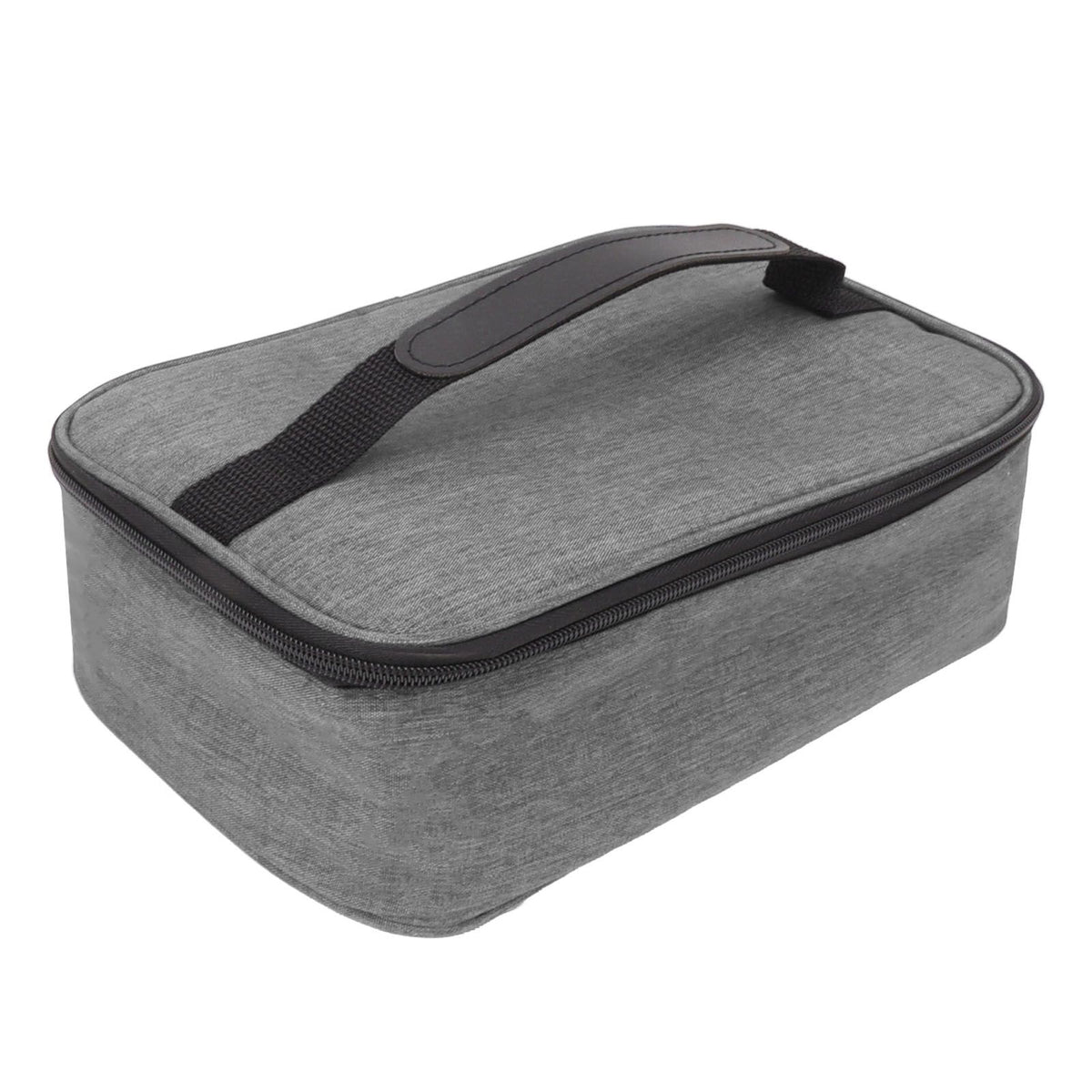 Lunch Bag 3.2L Large Capacity Leakproof Oxford Fabric Portable Handle Insulated Lunch Bag for Office School Outing Grey