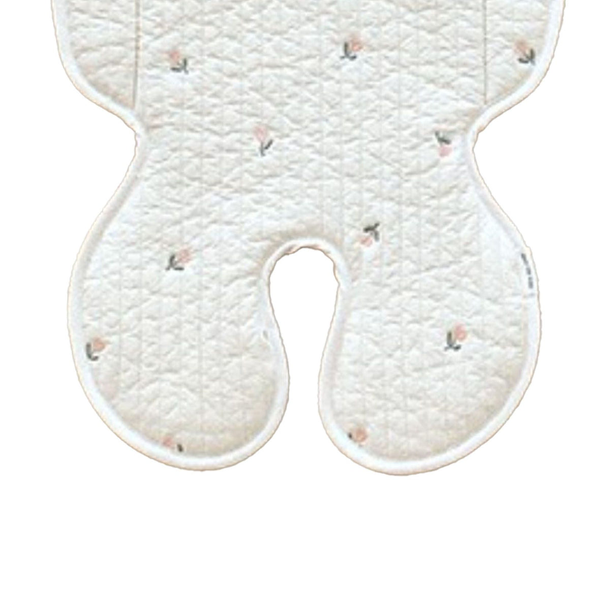 Soft Baby Stroller Seat Cushion Breathable Pure Cotton Infant Car Seat Head Neck Body Support Thin Style Tulip