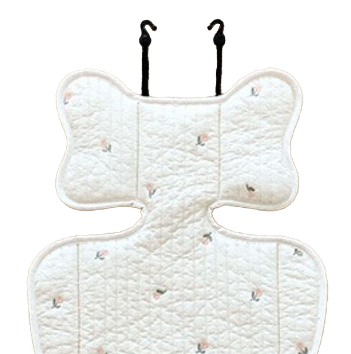 Soft Baby Stroller Seat Cushion Breathable Pure Cotton Infant Car Seat Head Neck Body Support Thin Style Tulip