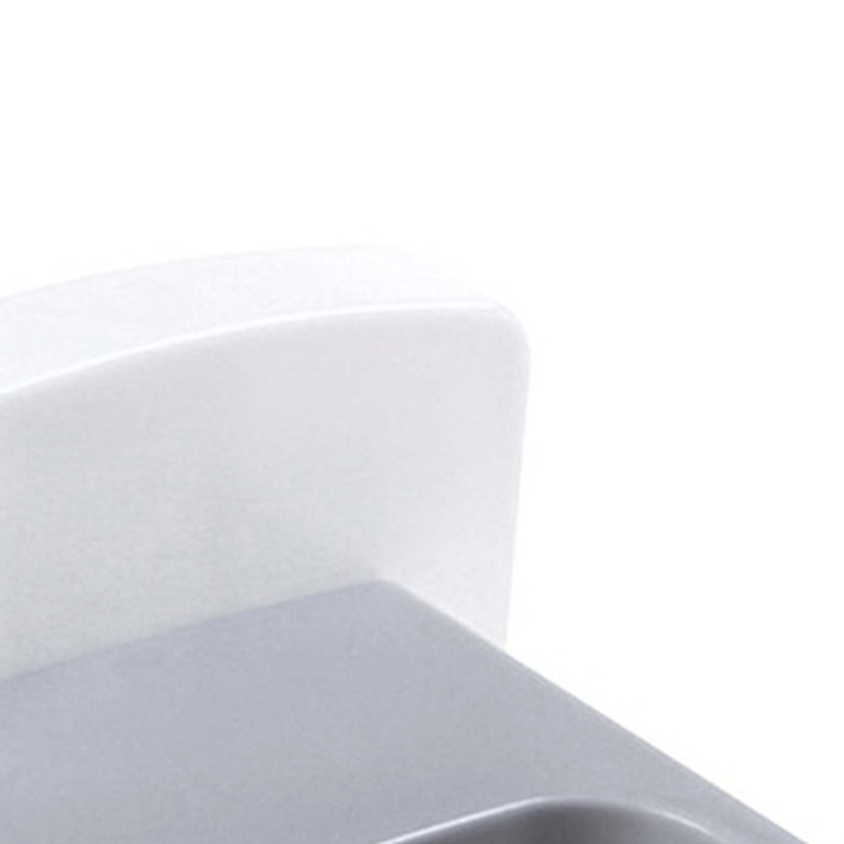 Wall Mounted Hair Dryer Holder Punch Free Self Adhesive Blow Dryer Holder for Bathroom Washroom White