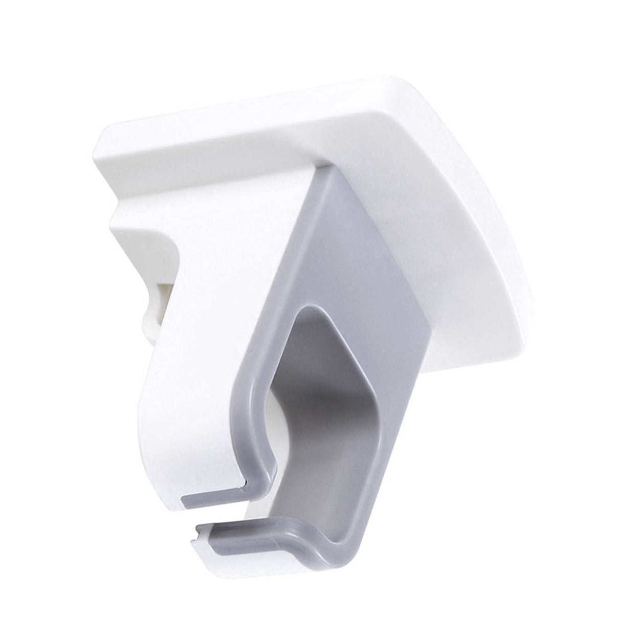 Wall Mounted Hair Dryer Holder Punch Free Self Adhesive Blow Dryer Holder for Bathroom Washroom White