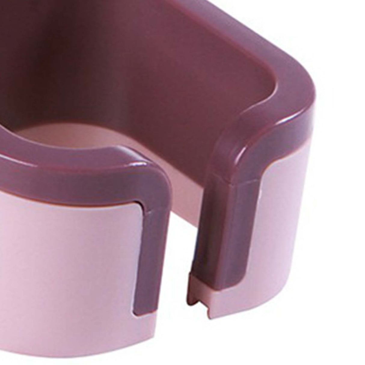Wall Mounted Hair Dryer Holder Punch Free Self Adhesive Blow Dryer Holder for Bathroom Washroom Pink
