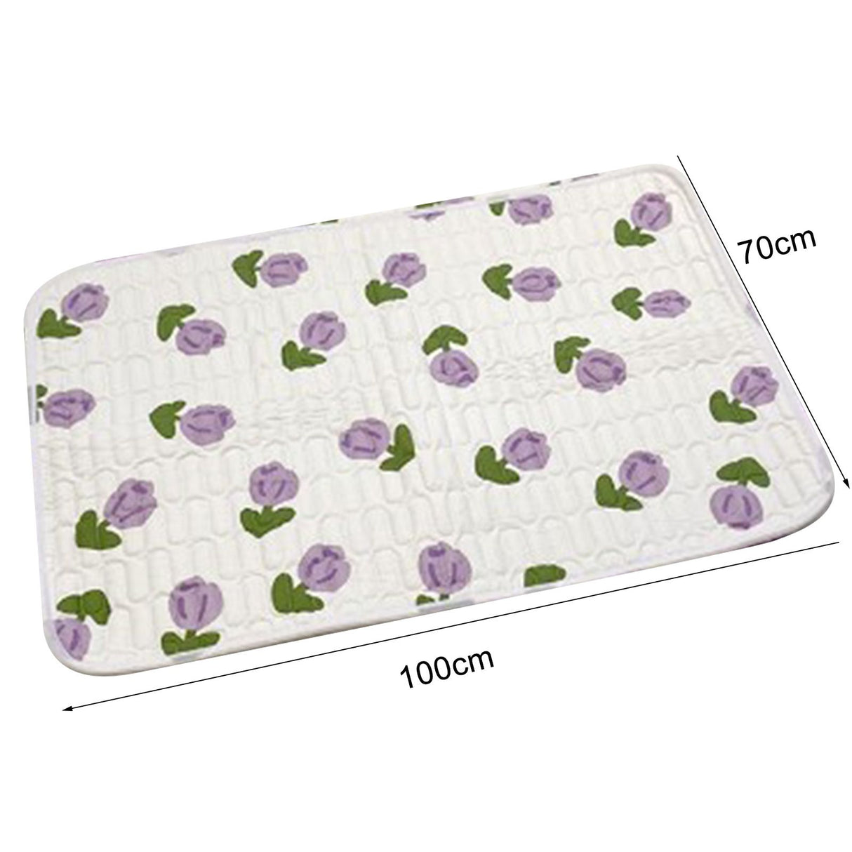 Urine Mattress 2 Sided Protector Pad Cover Leak Proof Non Slip Washable Waterproof Purified Cotton Tulip M