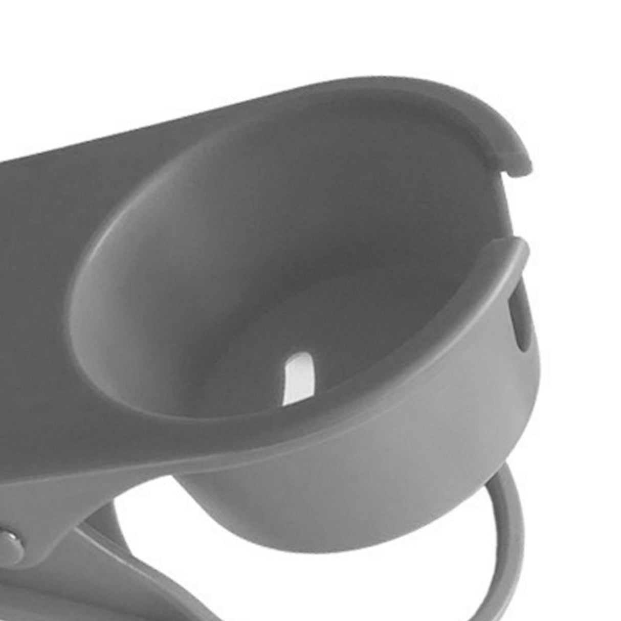 Desk Cup Holder Clip Space Saving Large Multifunctional Table Clamp Mug Stand for Beverage Bottle Gray