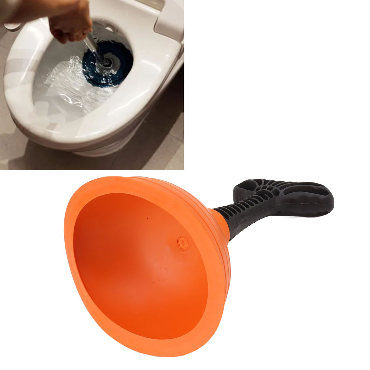 Mini Plunger Powerful Slip Proof Handle Efficient Small Drain Plunger for Toilet Bathtub Sink Type 3