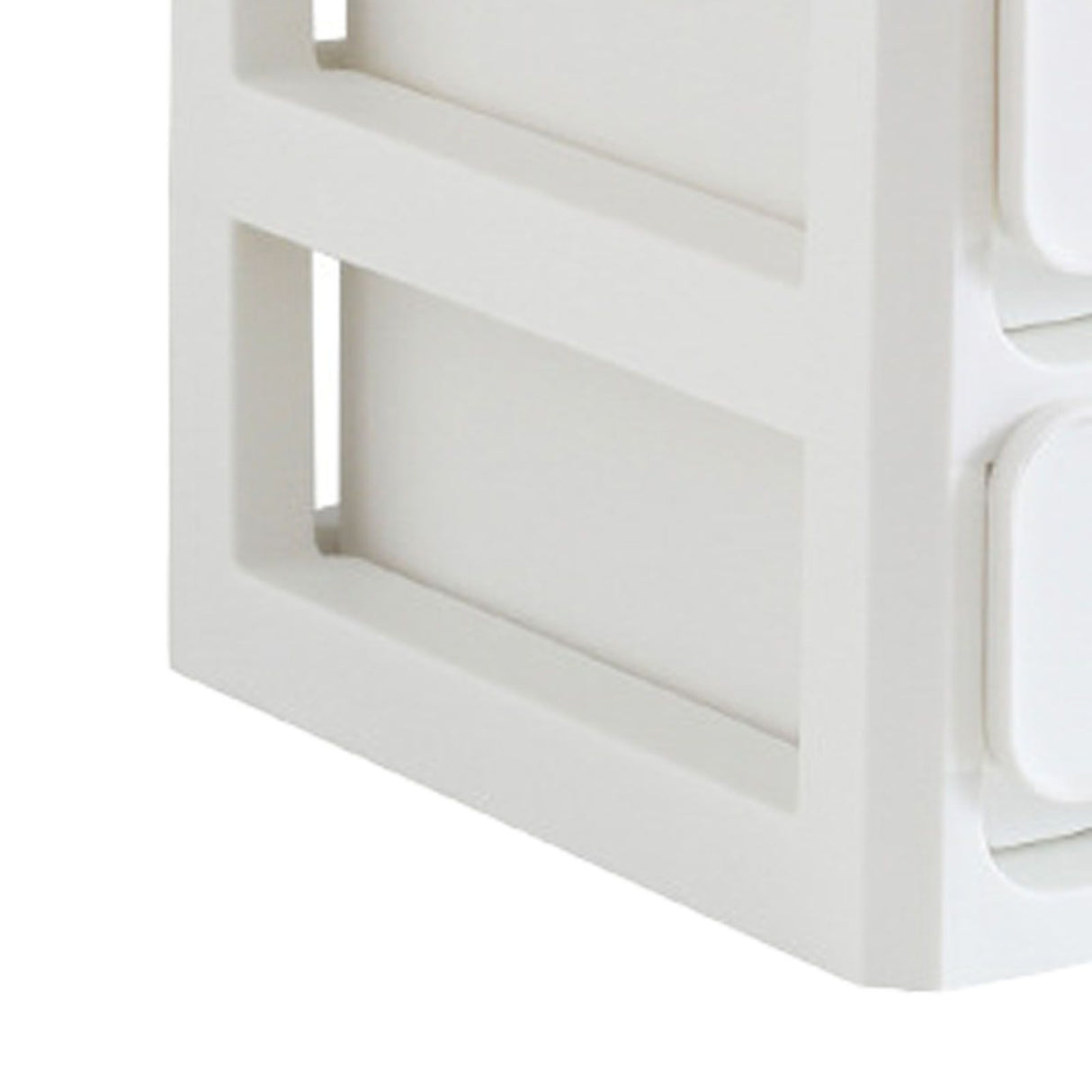 Storage Drawer Multi Layers Stackable Dustproof Desktop Storage Box Organizer for Student Dormitory Home Cosmetics 3 Layers White