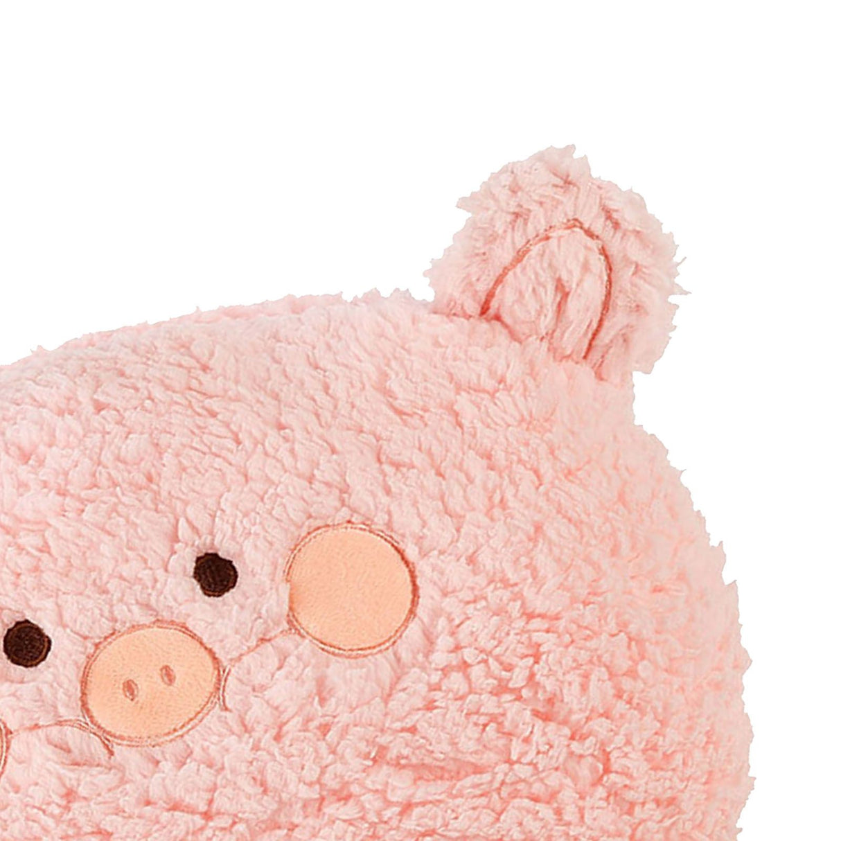 Hand Warm Plush Stuffed Pillow Cute Animal Decorative Soft Warm Hand Cushion for Home Bedroom Office Pink 11in