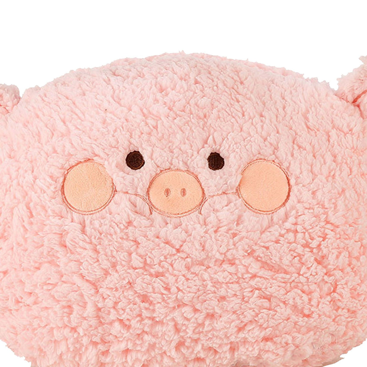Hand Warm Plush Stuffed Pillow Cute Animal Decorative Soft Warm Hand Cushion for Home Bedroom Office Pink 11in