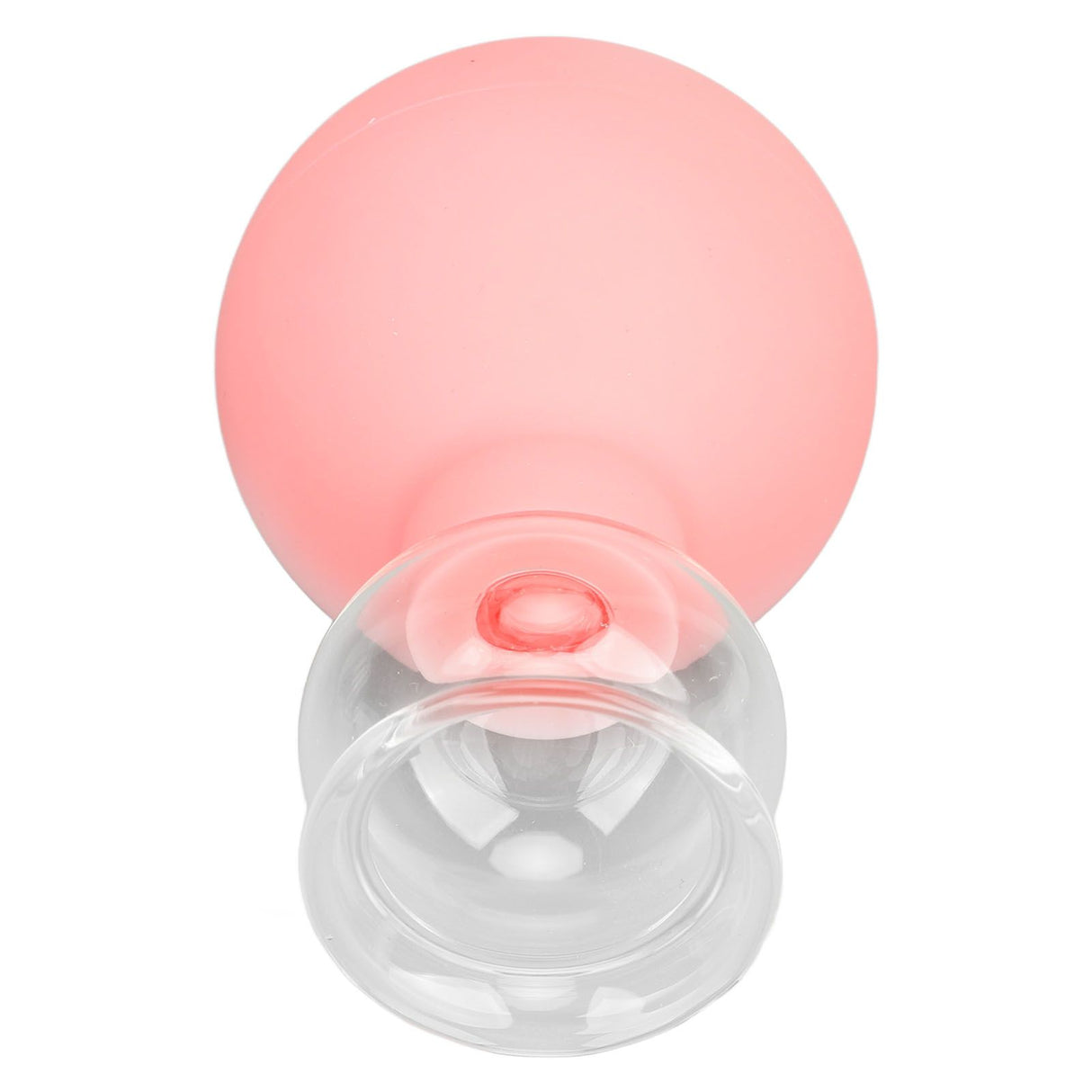 Glass Silicone Cupping Cup Vacuum Suction Massage Therapy for Face Skin Beauty Tool Model 2