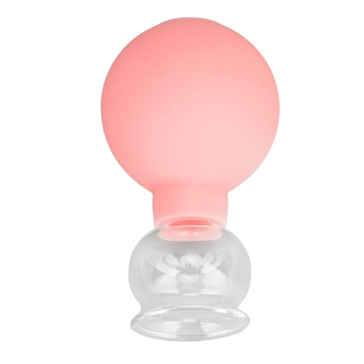 Glass Silicone Cupping Cup Vacuum Suction Massage Therapy for Face Skin Beauty Tool Model 2