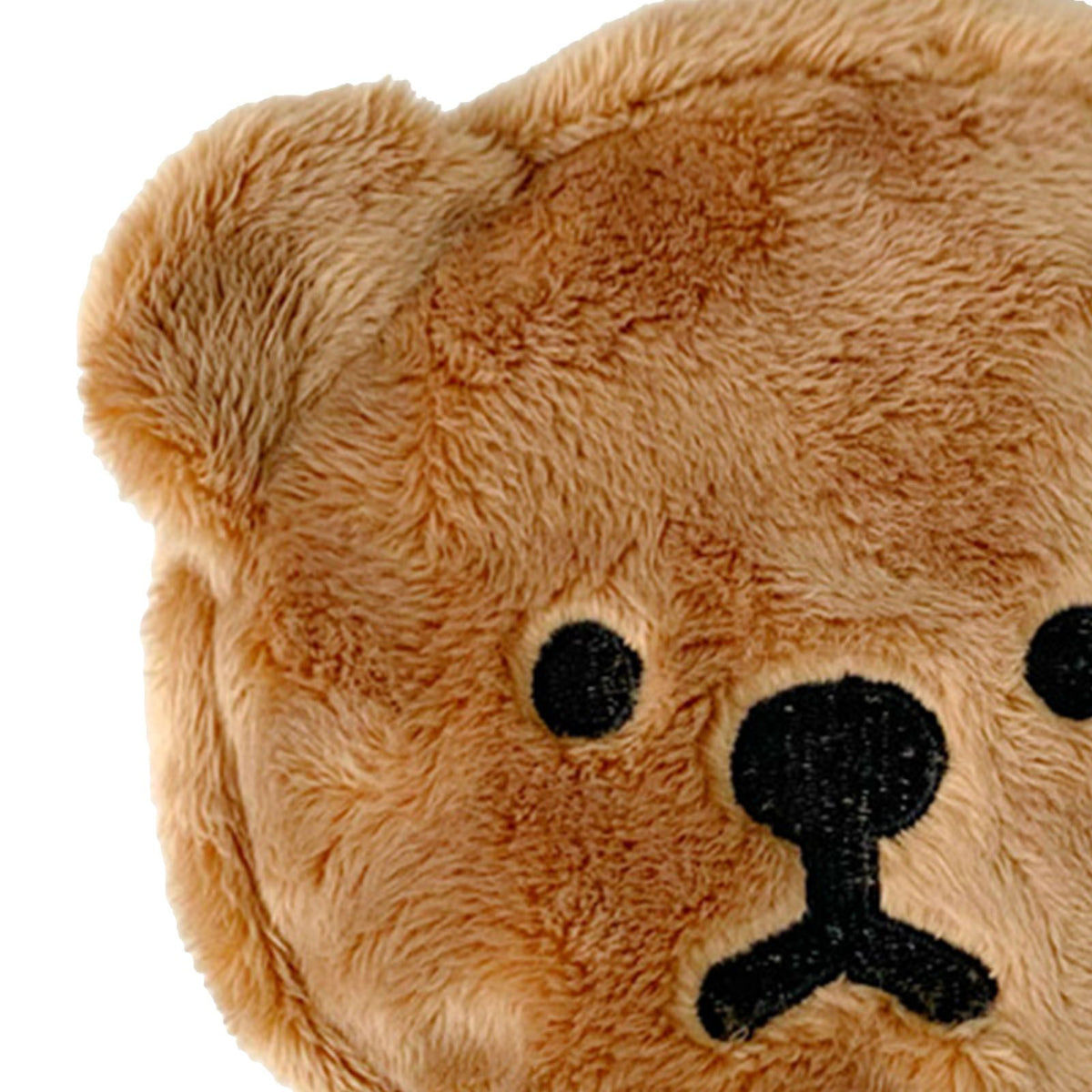 Cartoon Coin Purse Bear Shape Cute Portable Plush Mini Change Purse for Shopping Student Coffee