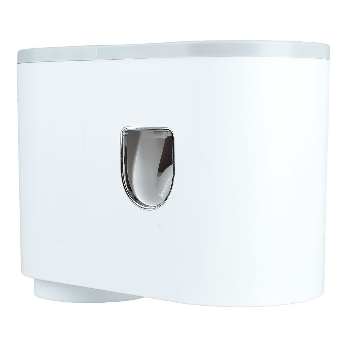 Wall Toothbrush Holder Top Storage Tray Adhesive Wall Mounted Toothbrush Rack with Toothpaste Dispenser for Bathroom