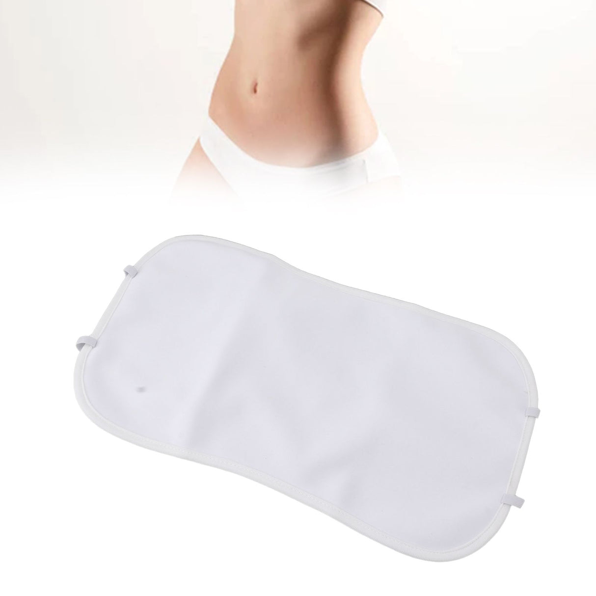 Castor Oil Pack Wrap Polyester Cotton Prevent Oil Leakage Reusable Castor Oil Compress for Men Women Style 2