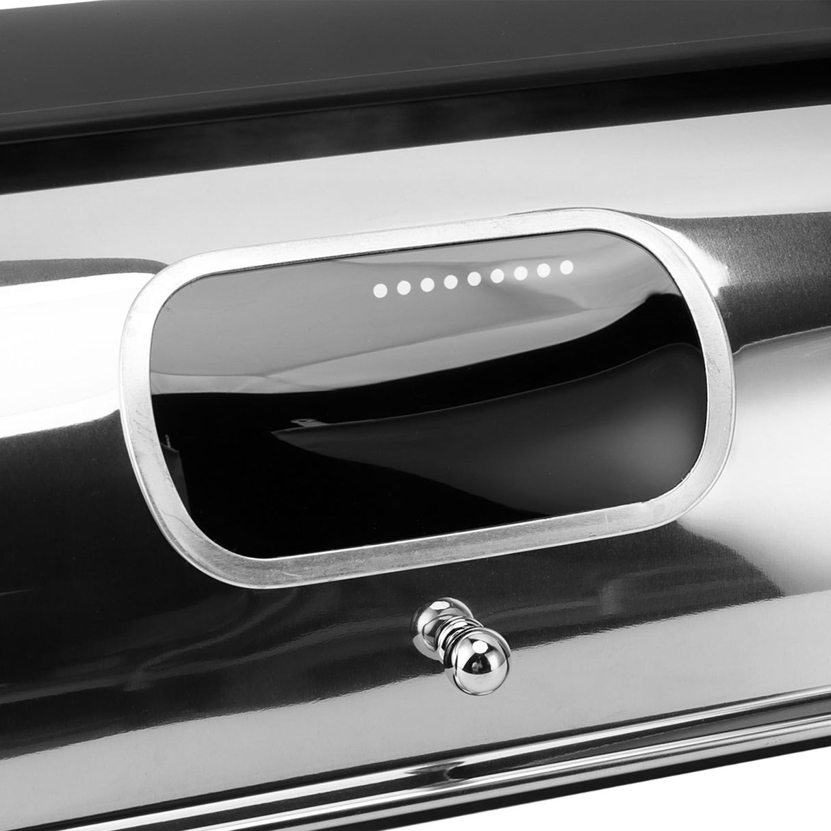 Bread Bin Bread Box Bread Holder Storage Container With Small Window for Kitchen Countertop Black