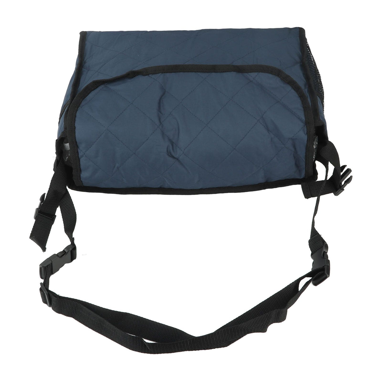 Wheelchair Bag Large Capacity Foldable One Shoulder Storage Hanging Bag for Walkers Rollators Navy Blue