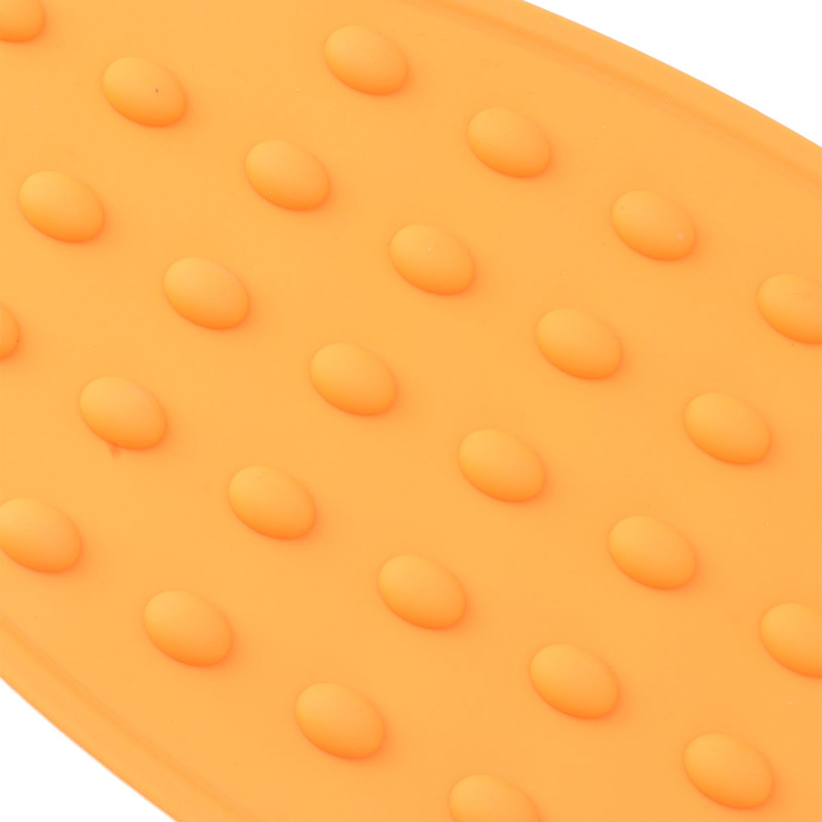 2Pcs Silicone Iron Rest Pad Durable Impact Resistant Heat Resistant Iron Mat for Ironing Boards Irons Orange