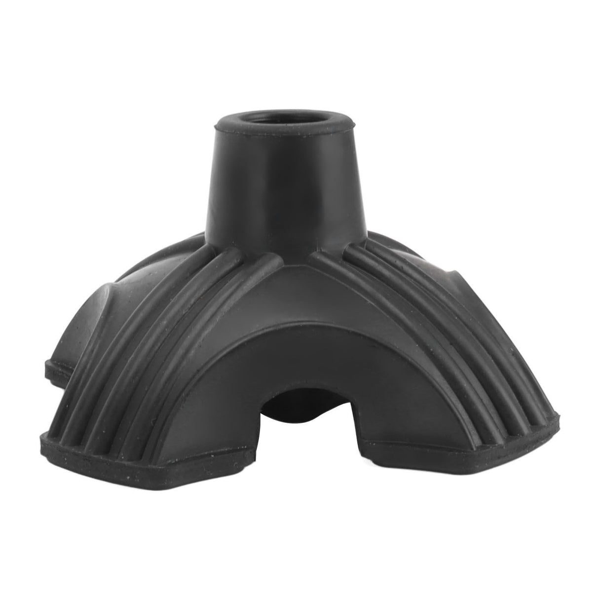 Cane Tip Walking Rubber Foot Pad Replacement 4 Prong Self Standing Non Slip Base