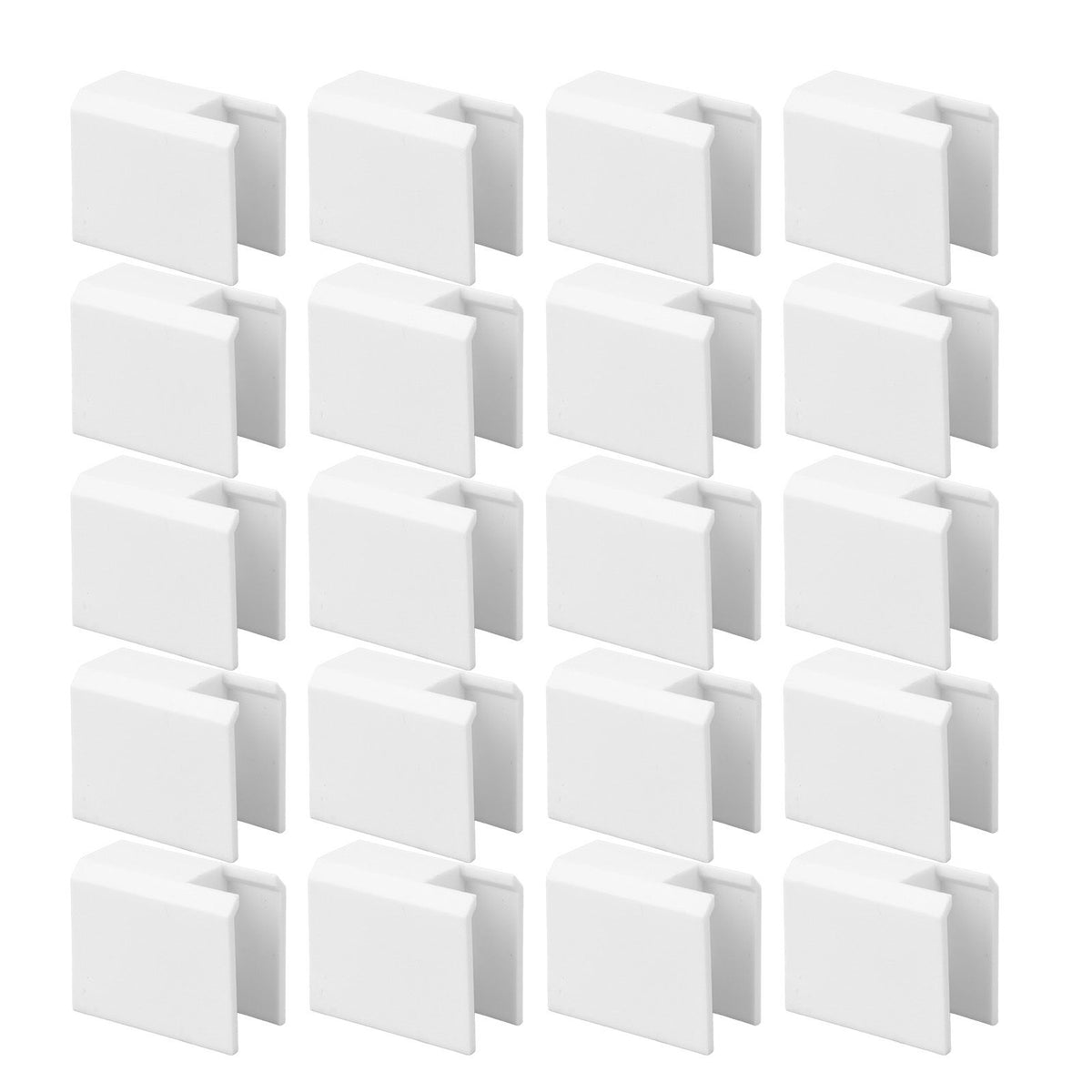 20Pcs Sliding Door Window Lock Stop Block Plastic Limit Safe Non Collision Accessories Short