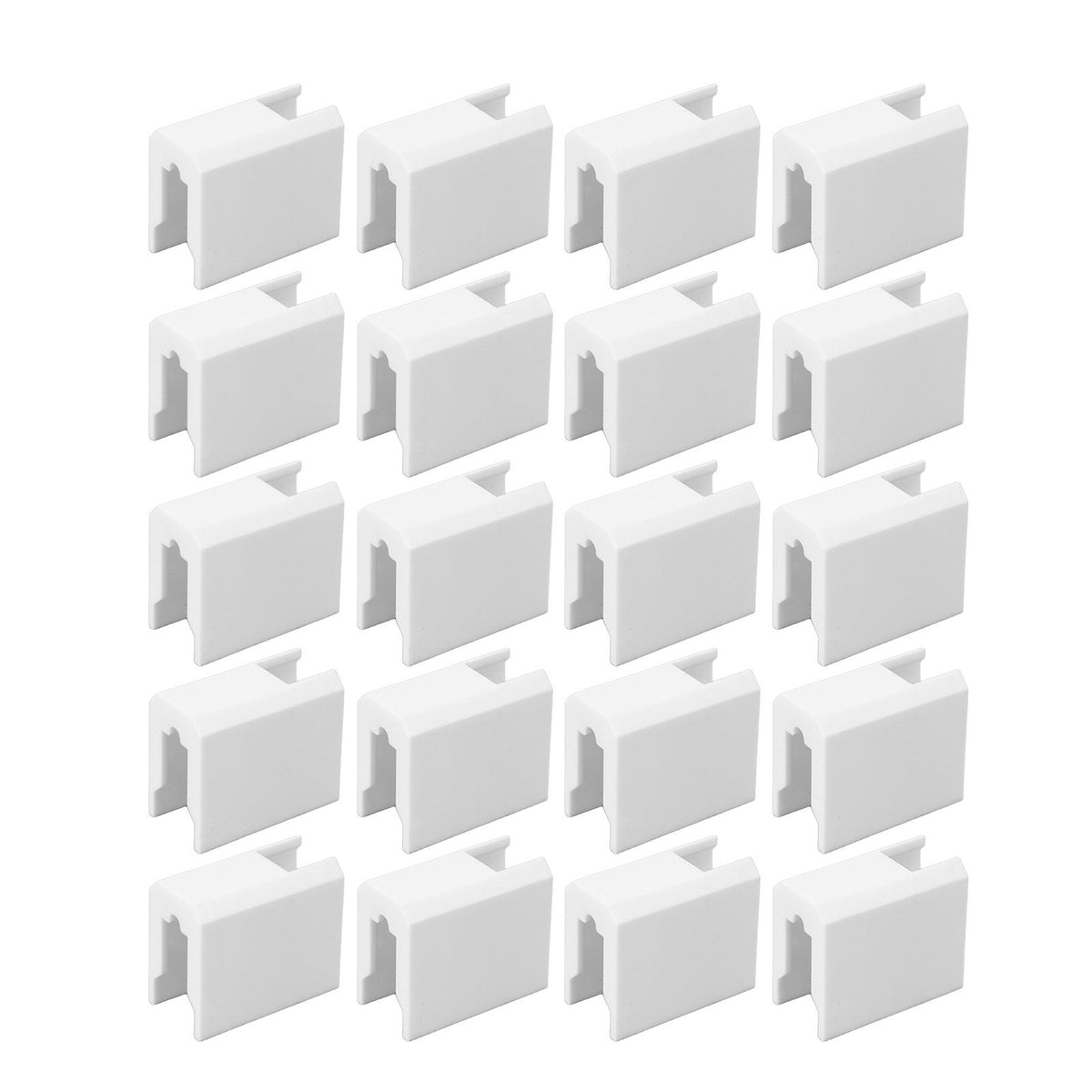 20Pcs Sliding Door Window Lock Stop Block Plastic Limit Safe Non Collision Accessories Short