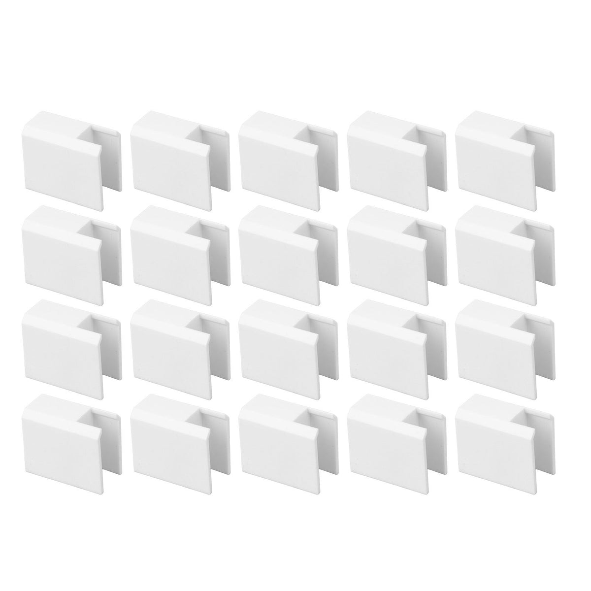 20Pcs Sliding Door Window Lock Stop Block Plastic Limit Safe Non Collision Accessories Short