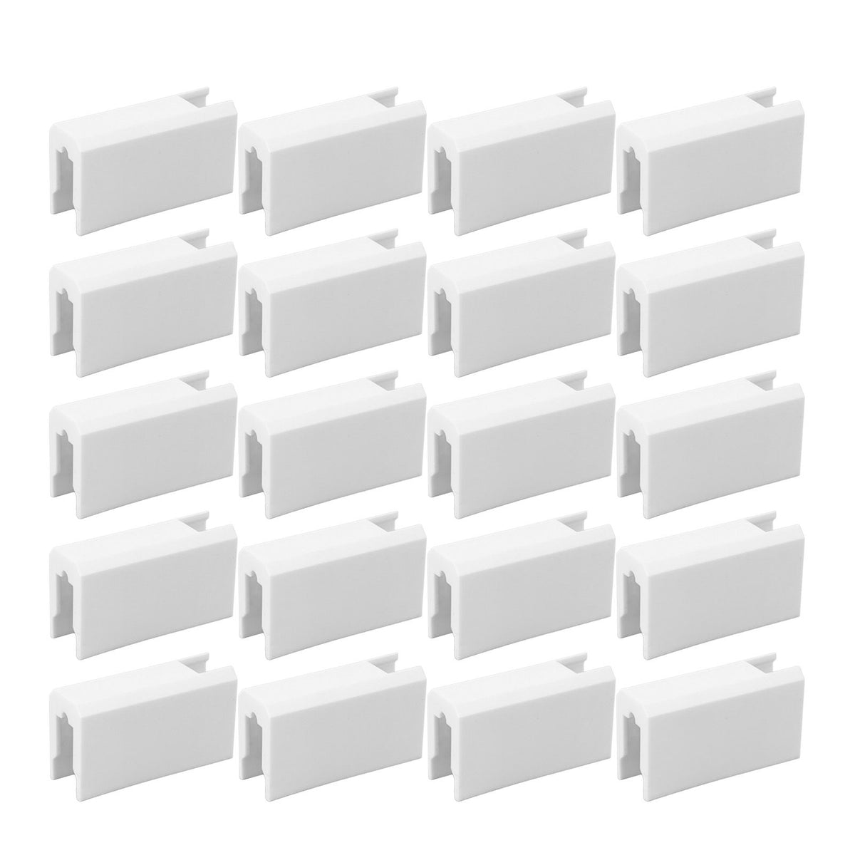20Pcs Sliding Door Window Lock Stop Block Plastic Limit Safe Non Collision Accessories Long
