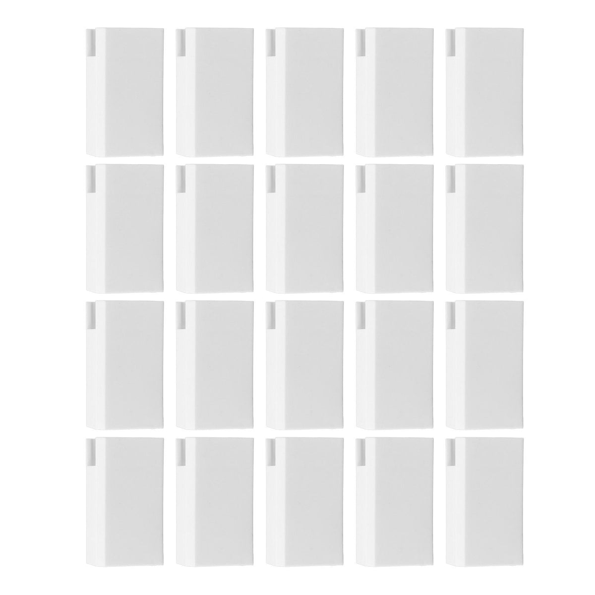 20Pcs Sliding Door Window Lock Stop Block Plastic Limit Safe Non Collision Accessories Long