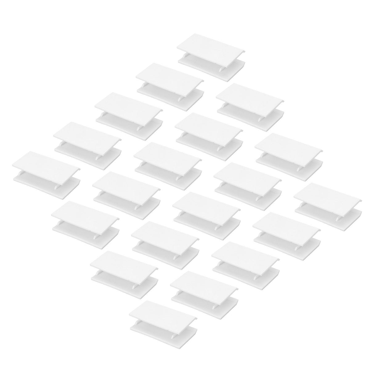 20Pcs Sliding Door Window Lock Stop Block Plastic Limit Safe Non Collision Accessories Long