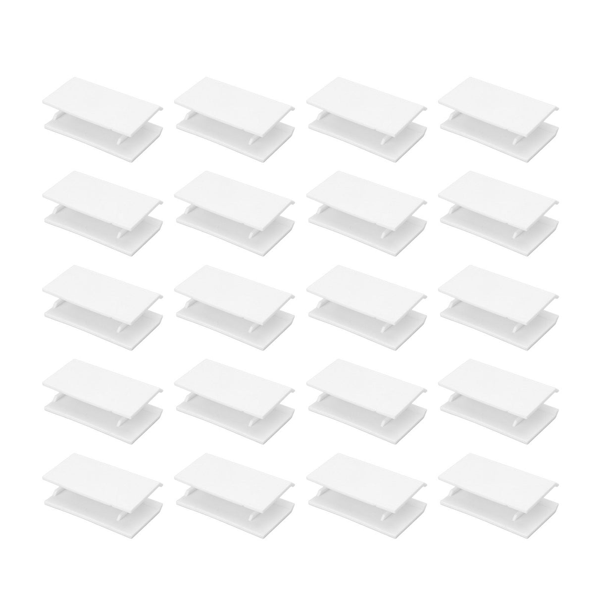 20Pcs Sliding Door Window Lock Stop Block Plastic Limit Safe Non Collision Accessories Long