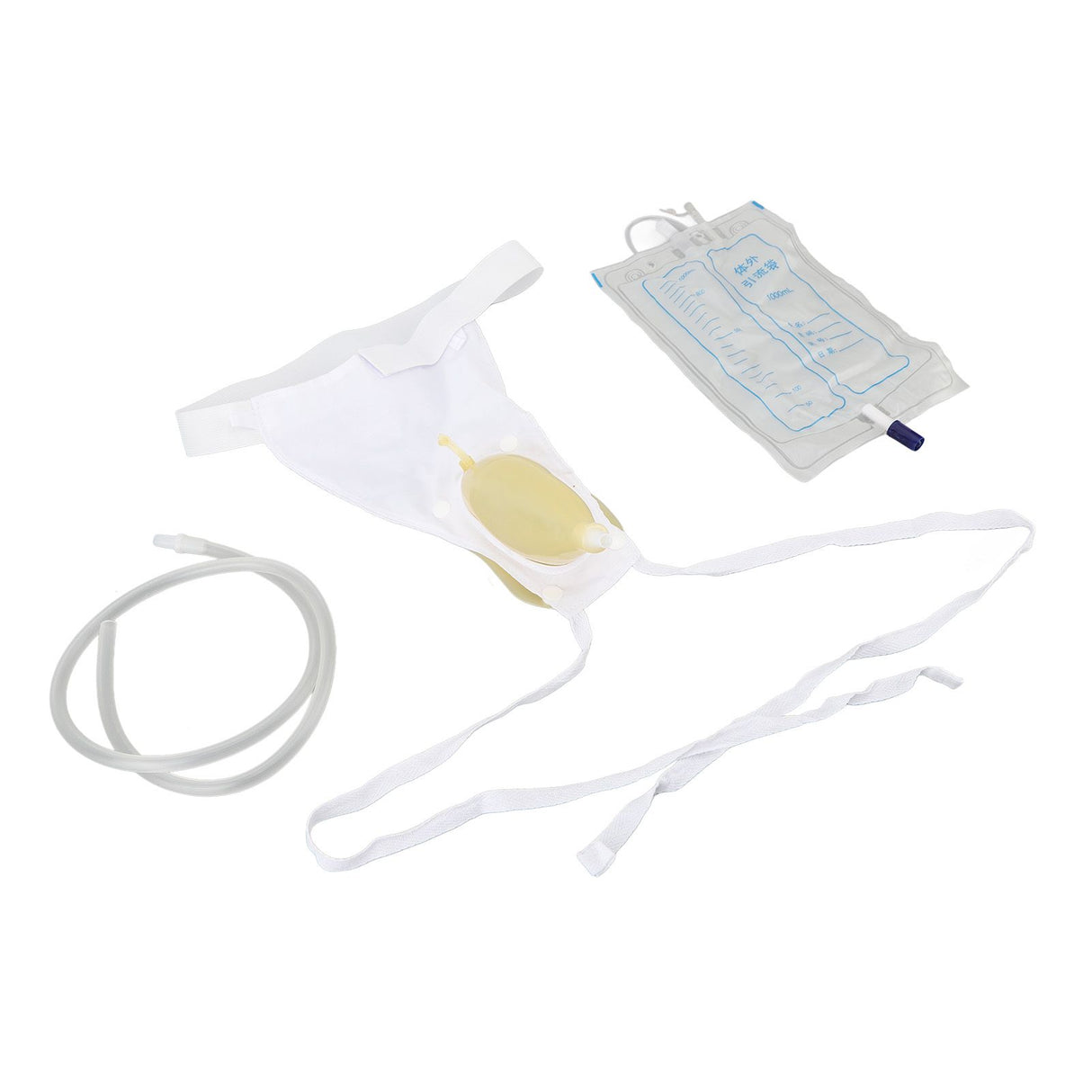 Silicone Urine Collector Reusable Portable Urinary Catheter Bag Collection Urinal Bagfor Man Woman Elderly