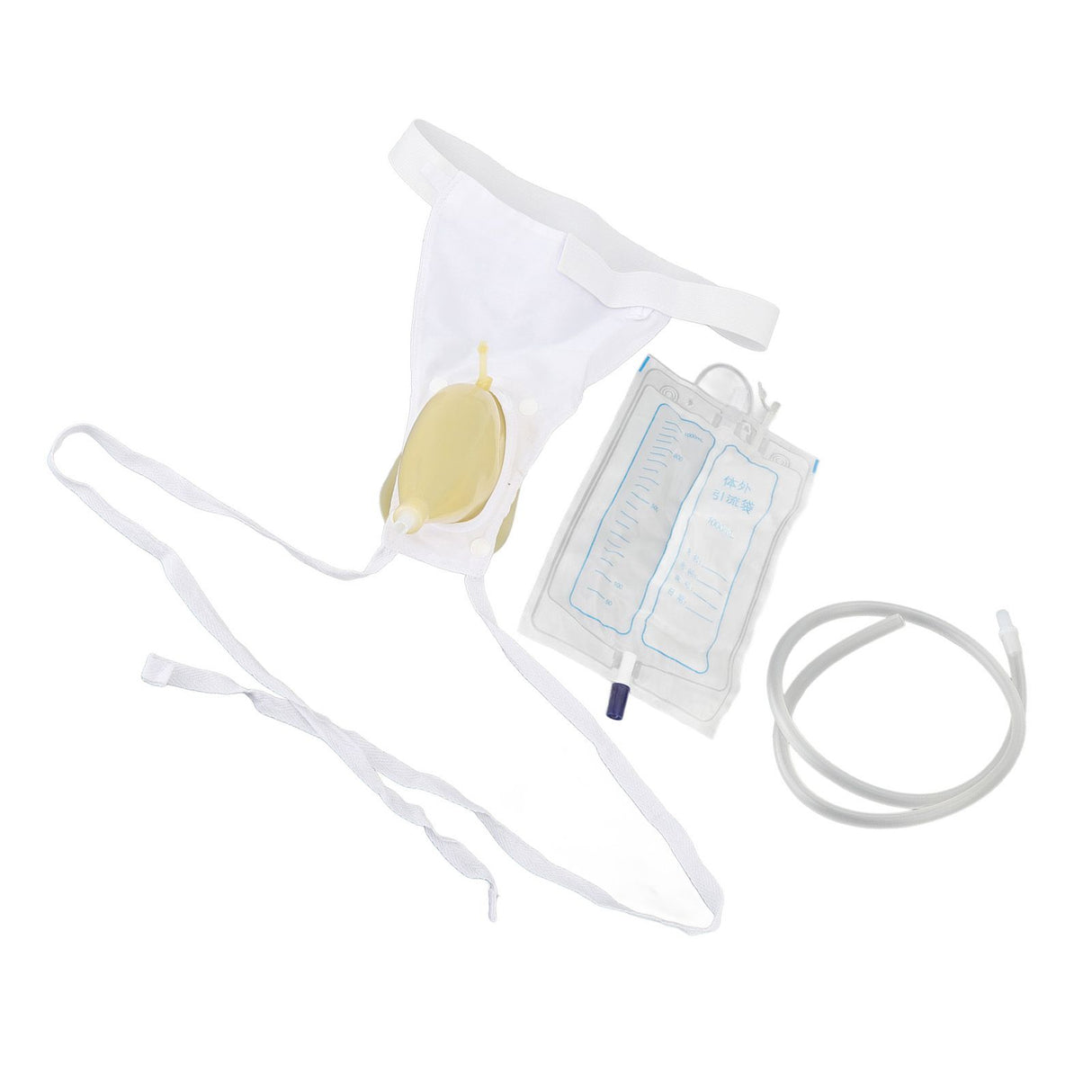 Silicone Urine Collector Reusable Portable Urinary Catheter Bag Collection Urinal Bagfor Man Woman Elderly