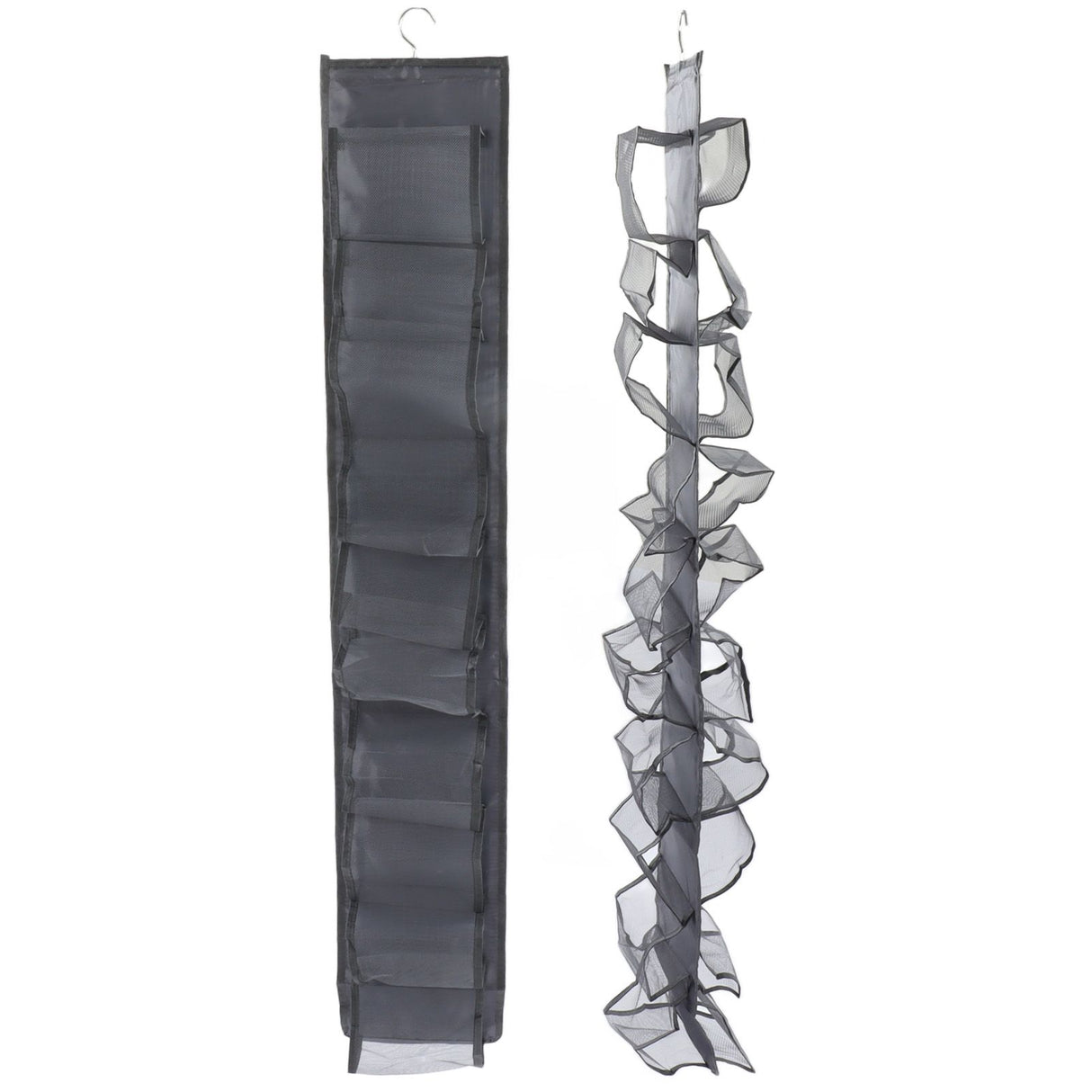 Hanging Clothes Bag Thickened Nylon Multi Layer Easy Access Washable Hanging Mesh Closet for Socks Pants Dress