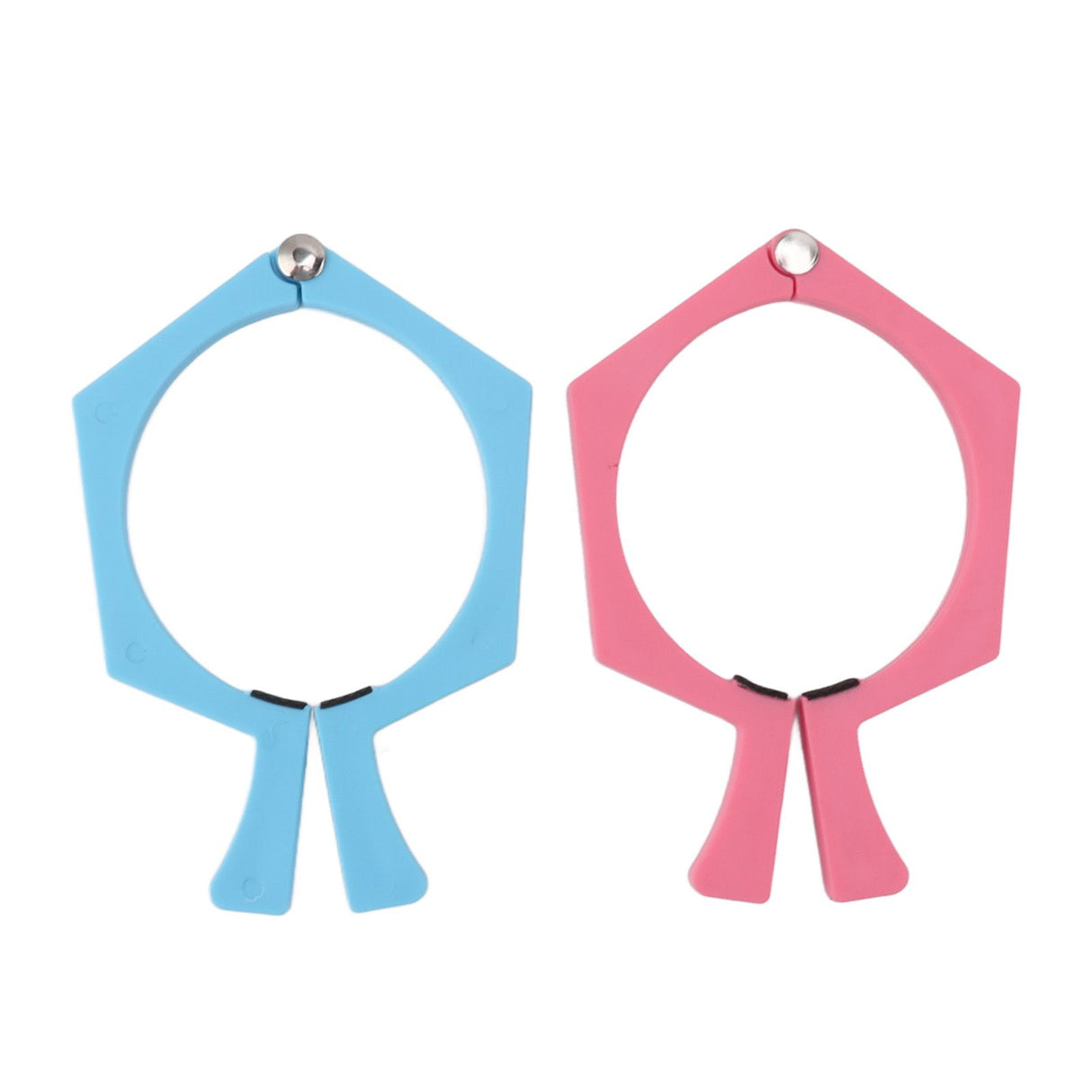 2PCS Sublimation Cup Clamp ABS Nonslip Tumbler Wrapping Clamp for Sublimation Paper Tumblers Pink and Blue