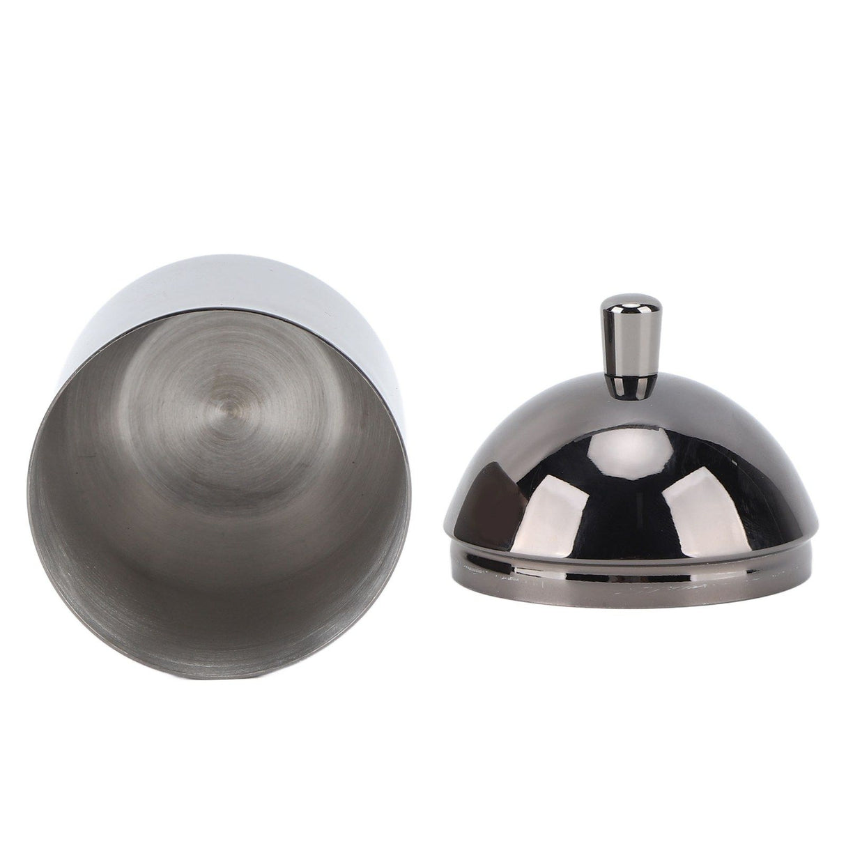 Stainless Steel Cotton Swab Holders Durable Multi Purpose Dustproof Cute Cotton Swab Canisters for Home Bathroom