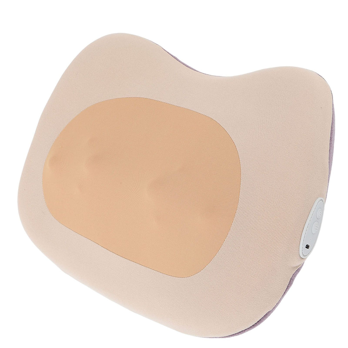 Yellow Back Pillow Massager Multifunctional Heart Shape Deep Tissue Massage Pillow Portable Electric Massage Pillow for Home Car Office