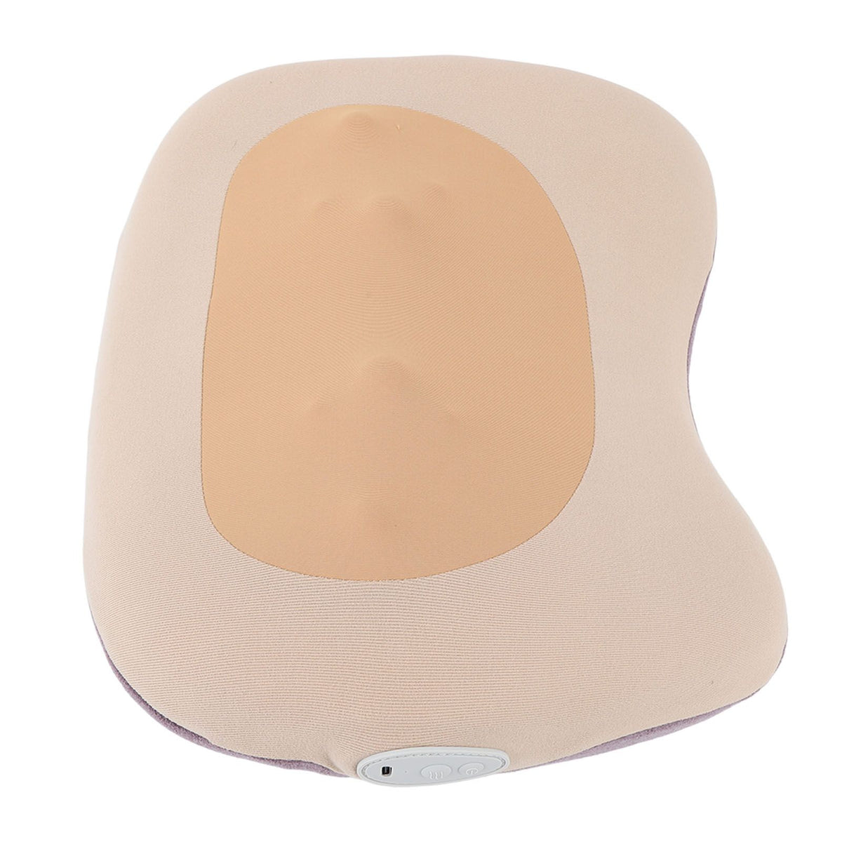 Yellow Back Pillow Massager Multifunctional Heart Shape Deep Tissue Massage Pillow Portable Electric Massage Pillow for Home Car Office