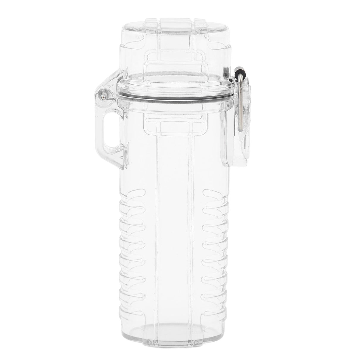 2Pcs Lighter Case Waterproof Lighter Storage Container Plastic for Outdoor Camping Hiking Transparent
