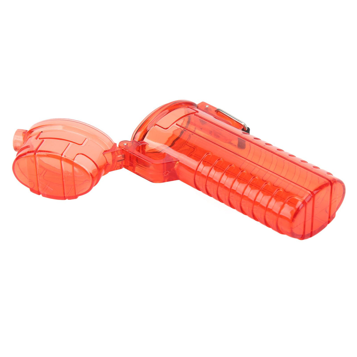2Pcs Lighter Case Waterproof Lighter Storage Container Plastic for Outdoor Camping Hiking Transparent Red