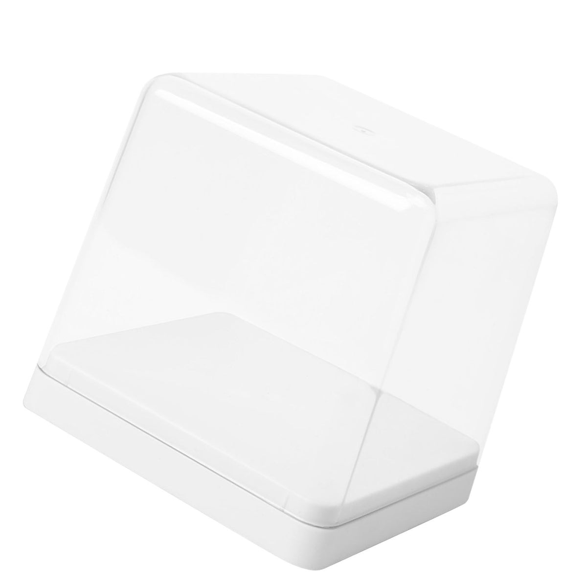 Figures Display Storage Case Transparent Cover Dustproof Stackable Figure Collection Box White