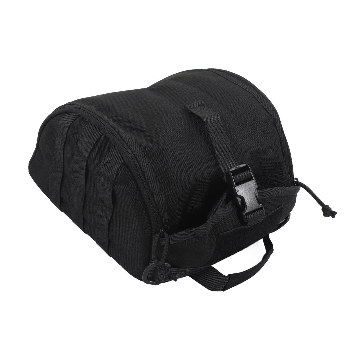 Camping Helmet Bag Canvas Scratch Prevention Adjustable Helmet Storage Bag For Hard Hats Helmet Black