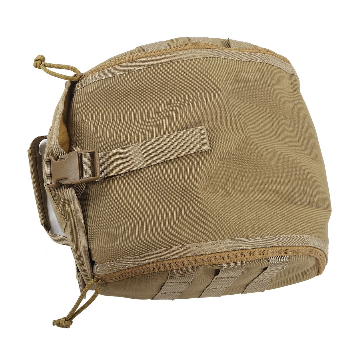 Camping Helmet Bag Canvas Scratch Prevention Adjustable Helmet Storage Bag For Hard Hats Helmet Khaki