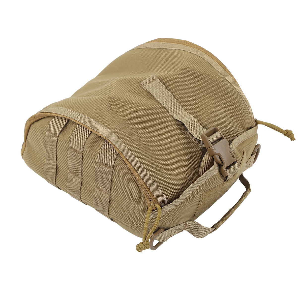 Camping Helmet Bag Canvas Scratch Prevention Adjustable Helmet Storage Bag For Hard Hats Helmet Khaki