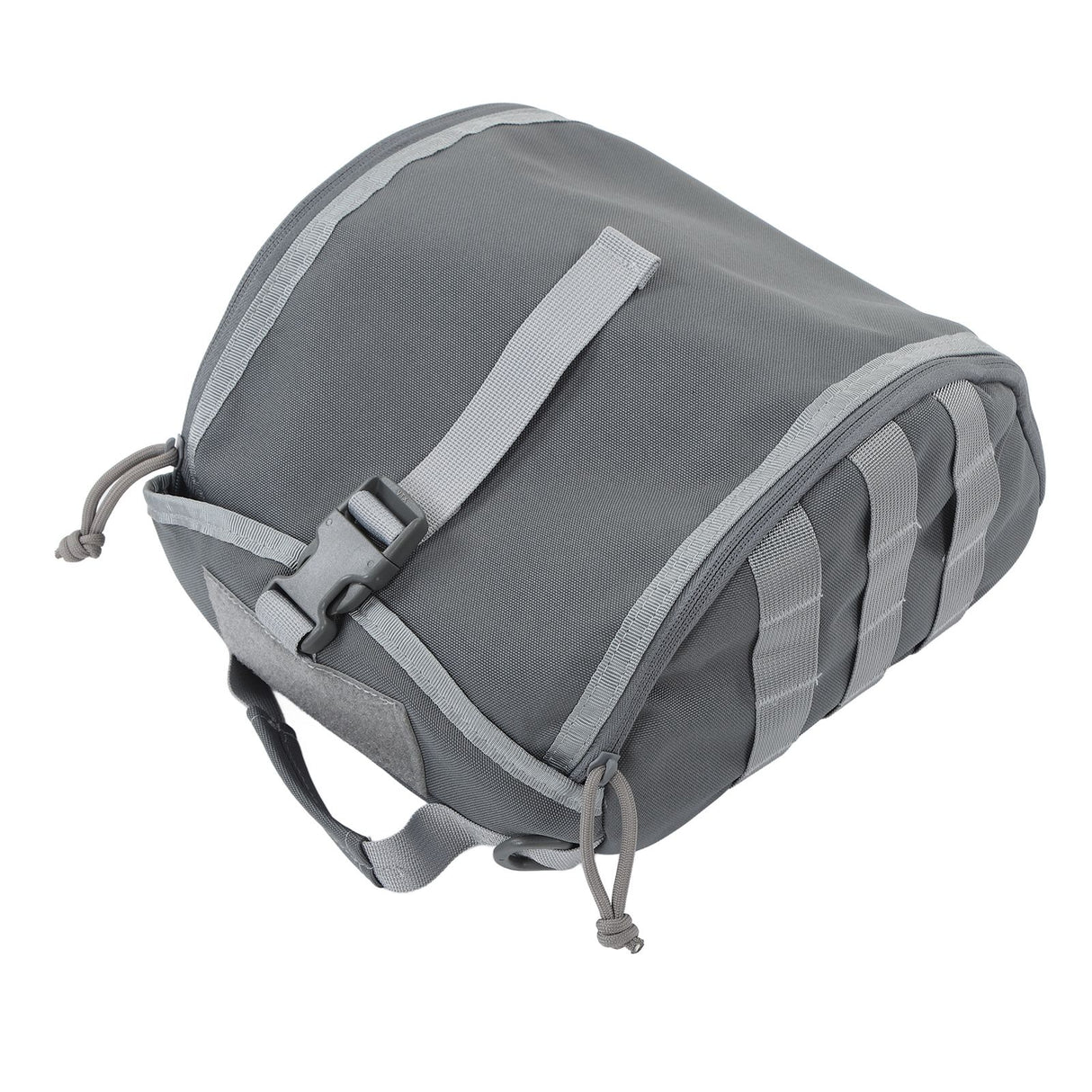 Camping Helmet Bag Canvas Scratch Prevention Adjustable Helmet Storage Bag For Hard Hats Helmet Grey