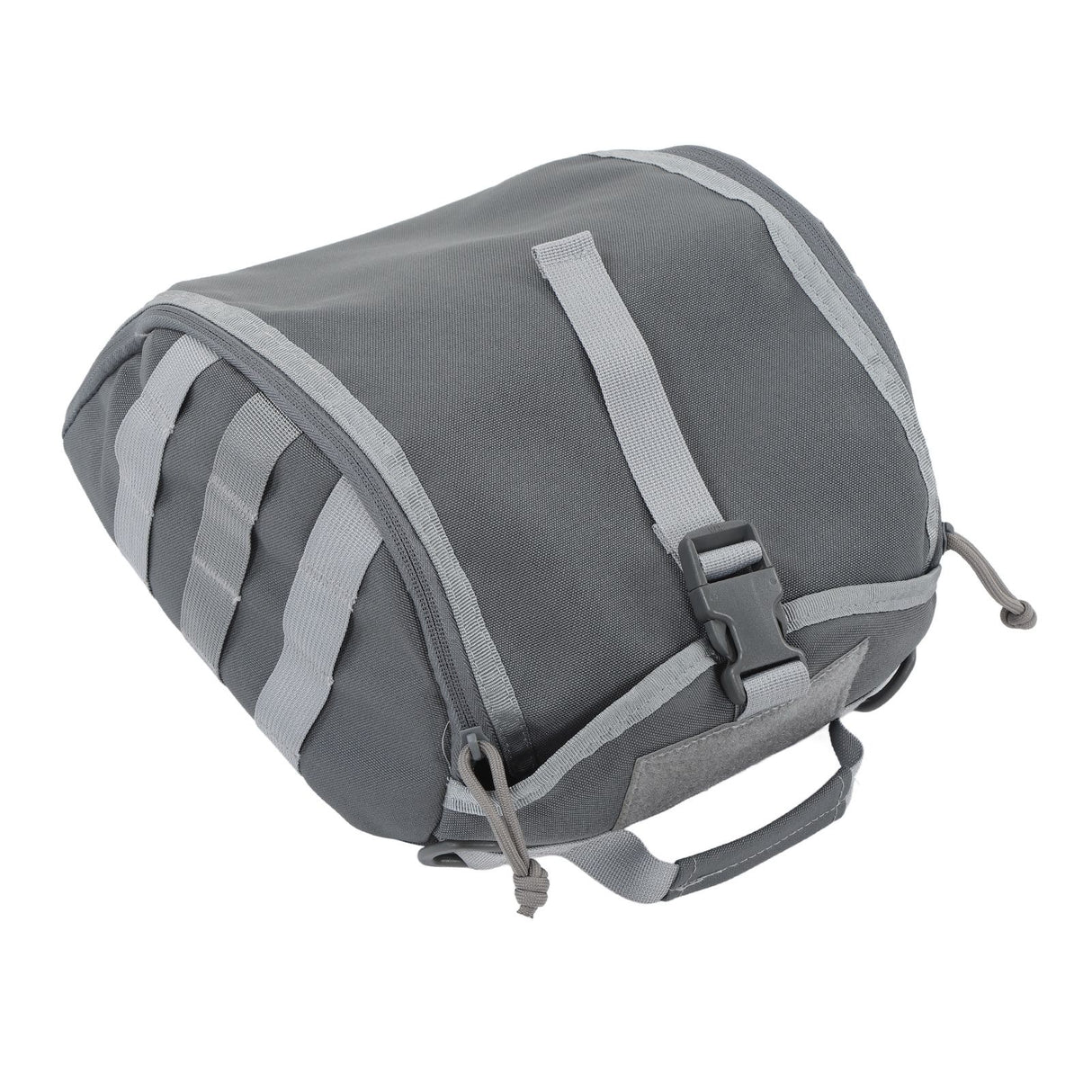 Camping Helmet Bag Canvas Scratch Prevention Adjustable Helmet Storage Bag For Hard Hats Helmet Grey