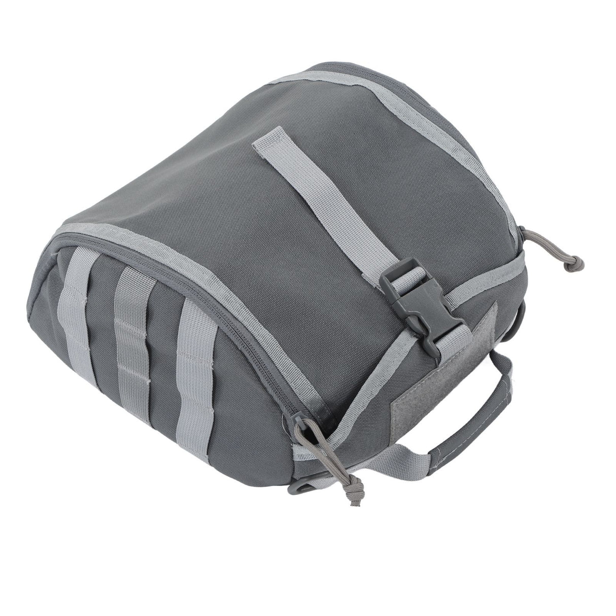 Camping Helmet Bag Canvas Scratch Prevention Adjustable Helmet Storage Bag For Hard Hats Helmet Grey