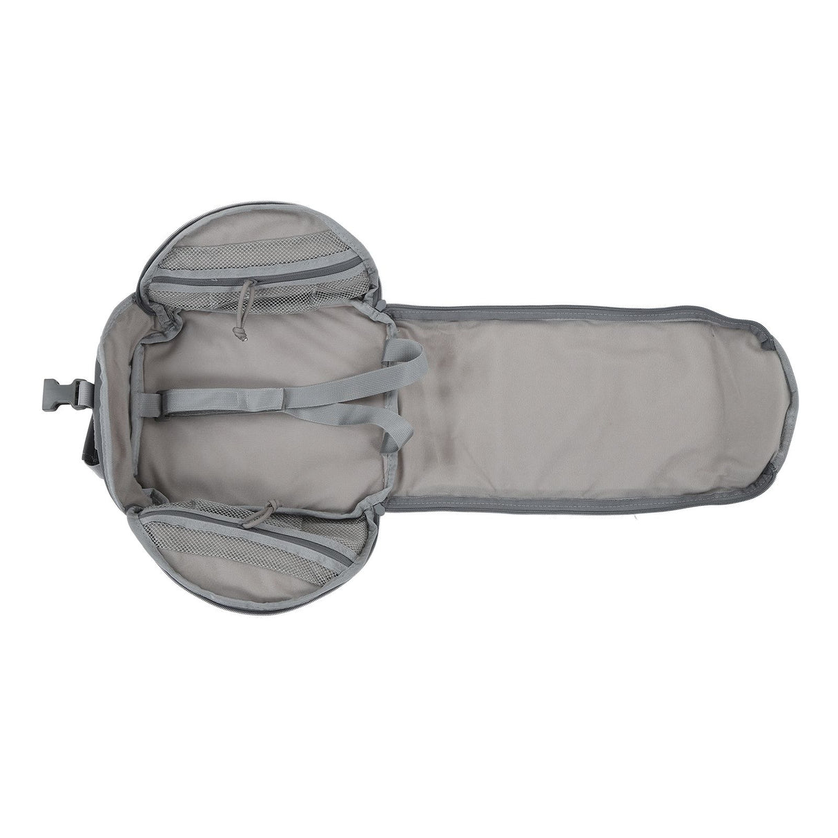 Camping Helmet Bag Canvas Scratch Prevention Adjustable Helmet Storage Bag For Hard Hats Helmet Grey