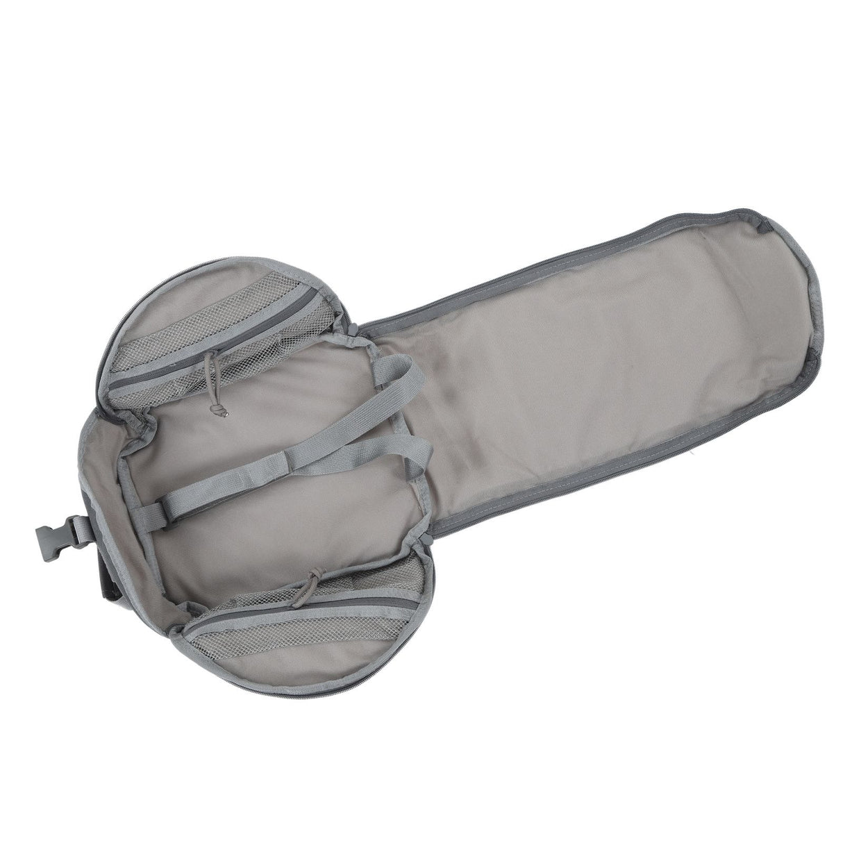 Camping Helmet Bag Canvas Scratch Prevention Adjustable Helmet Storage Bag For Hard Hats Helmet Grey
