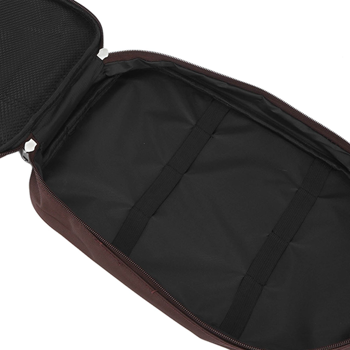 Camping Utensil Bag Canvas Cookware Knife Storage Bag Portable Tools Travel Bag for Outdoor BBQ Brown
