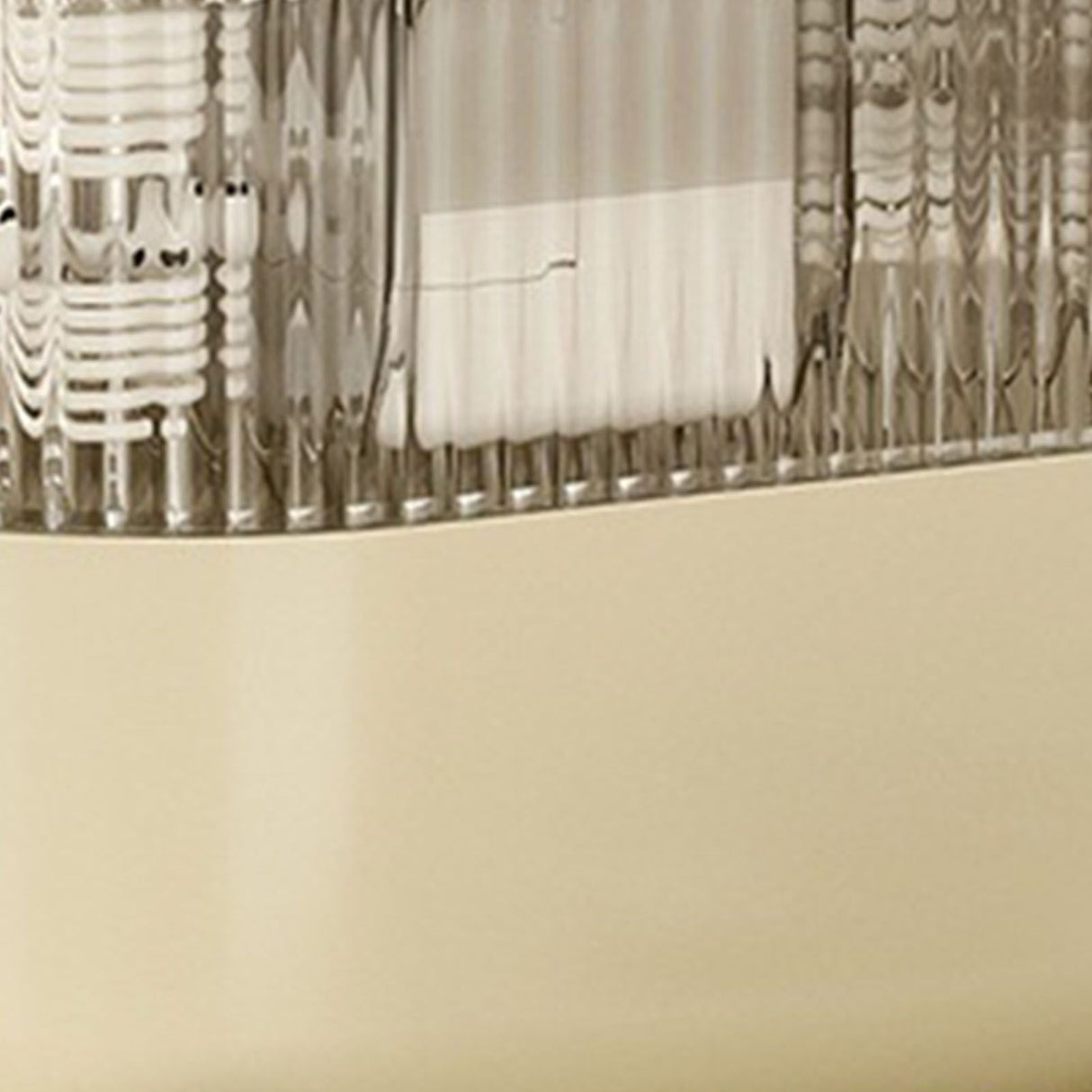 Desktop Storage Box 3 Tier Rotating Divided Organizer for Jewelry Data Cable Cosmetic Cream White